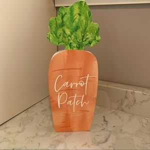 Carrot Patch Wood Sign